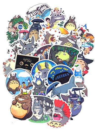 SetProducts  Top Pegatinas! Juego de 50 Pegatinas de Mi Vecino Totoro Vinilos - No Vulgares - My Neighbour Totoro - Personalización, Scrapbooking, Bullet Journal