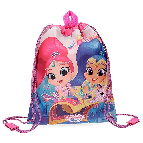 Shimmer and Shine Shiny Bolsa de Merienda Multicolor 27x34 cms Poliéster