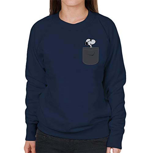 Snoopy Pocket Print Peanuts Women's Sweatshirt