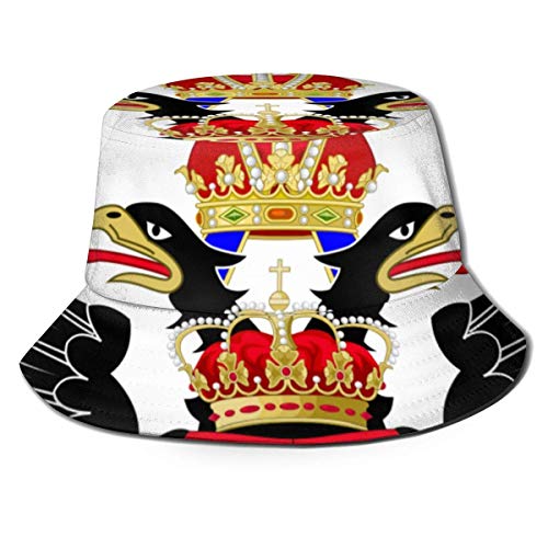 Sombrero de Pescador Unisex Sombrero de Cubo Sombrero de Sol Hip Hop Informal Coat of Arms of Augustus III of Poland As Vicar