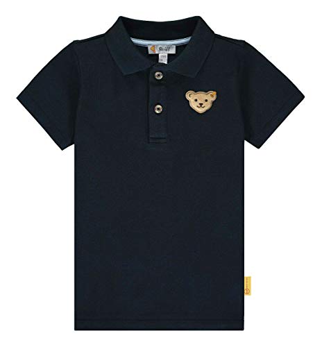 Steiff Poloshirt Polo, Azul (Black Iris 3032), 104 cm para Niños