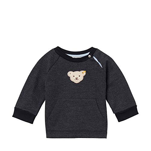 Steiff Sweatshirt Sudadera, Azul (Black Iris 3032), 62 para Bebés