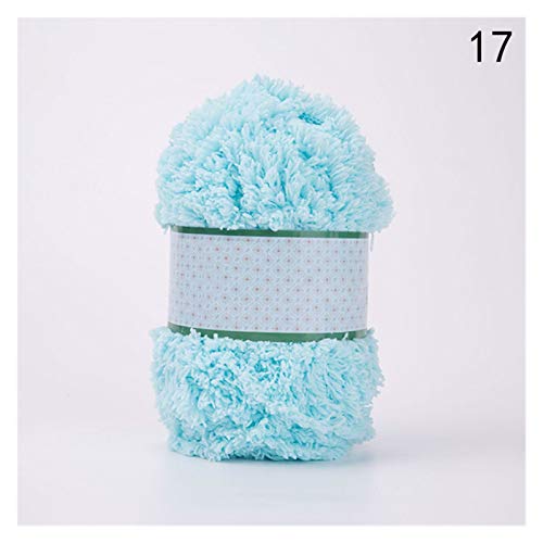 Suave y confortable 50 g / bola de lana gruesa coral hilvete de terciopelo suave hilado de bebé tejido de hilo de hilo de cachemira hilo de crochet hilo de hilo manta infantil suéter Suministros de te