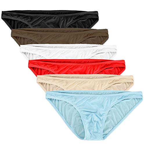 Summer Code Ropa Interior para Hombres Slips Hombres Transpirables Cómodos Calzoncillos Pack