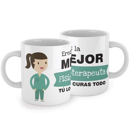 SUPERMOLON Taza"Eres la mejor fisioterapeuta"