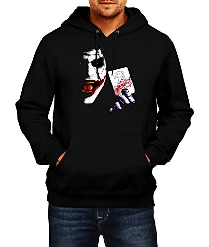 SWEATSHIRT Peugeot Joker 2 Logo Sudaderas con Capucha Hoodie Ropa Hombre Men Car Auto tee Black Grey Negro Gris Long Sleeves Mangas Largas Present Christmas (XL, Black)