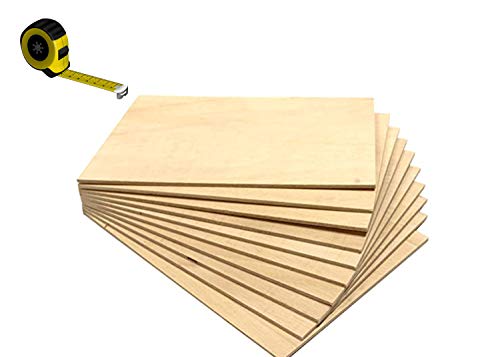 Tablero Contrachapado a medida | Madera Maciza Abedul para Bricolaje, Manualidades | Ideal para Pirograbado, Corte por Laser, Pídaloa la medida deseada Maxima medida 100x100cm en 3MM y 5MM