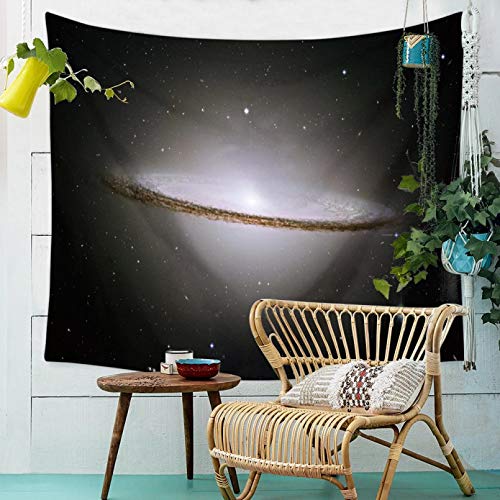 Tapiz Colorido Espacial Celestial para Colgar Pared Cortina para Puerta Toalla Playa Bohemia Mandala Halloween Navidad Año Nuevo Decoración Hogar Regalo 51x59 Inches