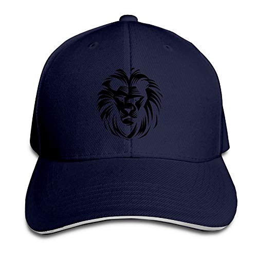 The King of Lion Classic 100% Cotton Hat Caps Unisex Fashion Baseball Cap Adjustable Hip Hop Hat(6 Colors)