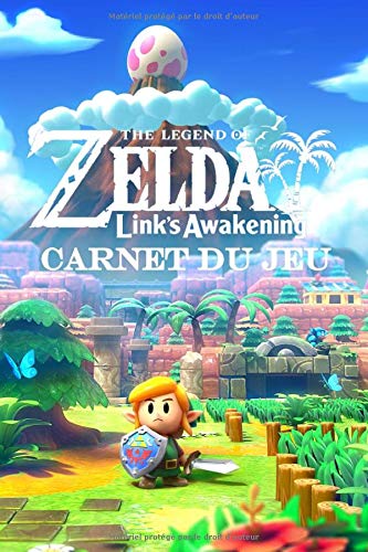 The Legend of Zelda Link's Awakening Carnet de Notes: Carnet du jeu vierge, 100 pages avec lignes, 15,24 cm x 22,86 cm (6 po x 9 po), Idéal comme cadeau pour les passionnés de JEUX VIDEO