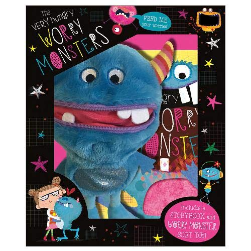 The Very Hungry Worry Monster Plush Box Set