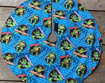 Tmnt Teenage Muntant Ninja Turtles - Falda para árbol de Navidad (48 pulgadas)