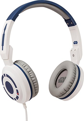 Tribe Star Wars - Auriculares on-ear con micrófono I Auriculares Cascos para Iphone, Android, Movil, PS4, XBOX, PC, Computador - diseño R2D2