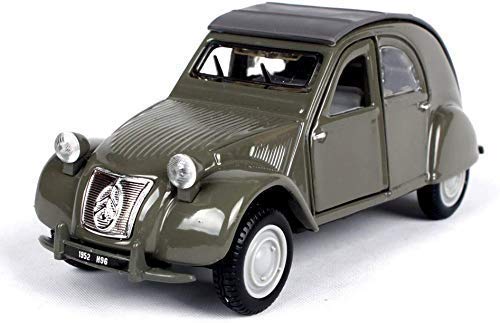 TYZXR Modelo de automóvil de aleación de simulación Citroen 2CV 1952, Adornos de Modelo de automóvil, Muebles de Metal, relación 1:32