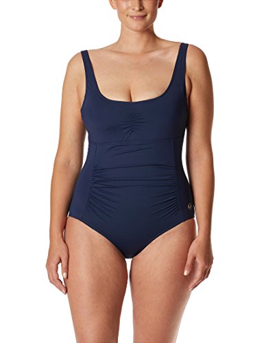 Ultrasport Basic Tessa Traje de baño, Mujer, Azul Marino, 3XL