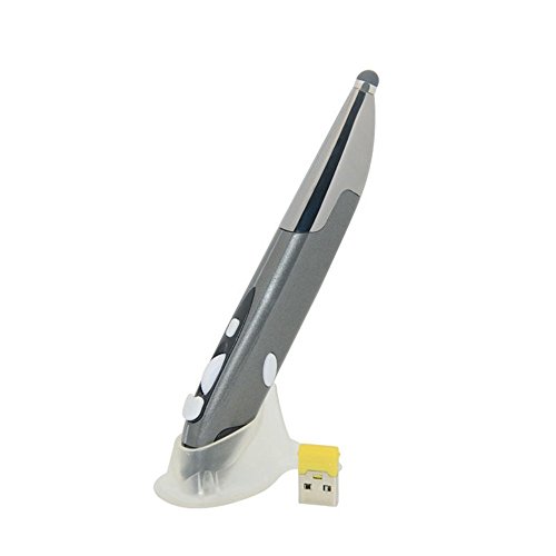 UrChoiceLtd óptico de lápiz capacitivo PR-06 actualizado británico pluma ratón inalámbrico 2,4 gHz ajustable 800/1200/1600DPI escritura Smart ganimg ratón para iMac Android Tablet 3 colores