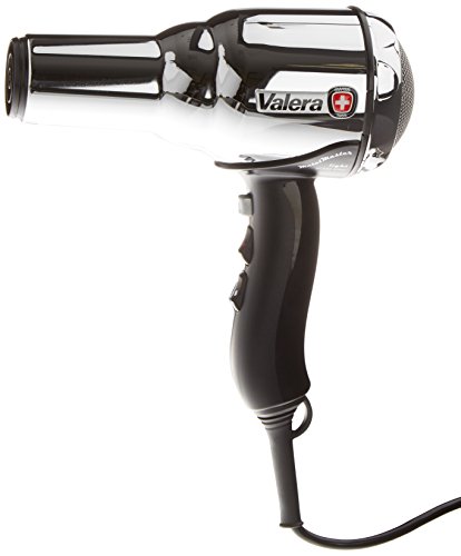 Valera 584.01/I - Secador de pelo con 2 velocidades, Motor DC-Pro, Ionic System, 2000 W, color plateado/negro