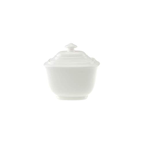 Villeroy & Boch 10-4412-0960 Azucarera para 6 Personas, Porcelana, Blanco