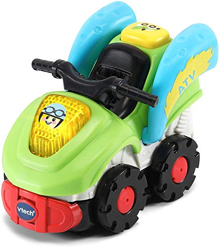 VTech- Andrés el Quad TutTut Bólidos Vehículo interactivo con voz, música y efectos de sonido, incluye botón sorpresa, Multicolor (80-517122) , color/modelo surtido