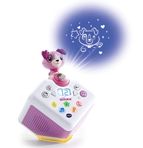 VTech- StoriKid Cuentacuentos, Color blanco/rosa, única (3480-608067)