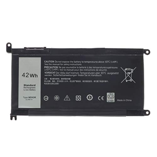 WDXOR WDX0R Batería para Dell Inspiron 15 5565 5567 5568 5570 5575 5578 5579 5580 5582 5583 5584 7560 7569 7570 7572 7573 7579 7580 5368 5378 5379 7368 7378 Latitude 3180 3189 3190 3480 3580 3379 3390