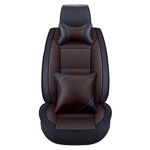 WFSH Cubierta de Asiento de Autos de Moda Compatible con Mercedes-Benz: Serie C, Serie E, Serie S, Serie GLA, Serie GLC, Serie ML (Color : Brown, Size : C200)