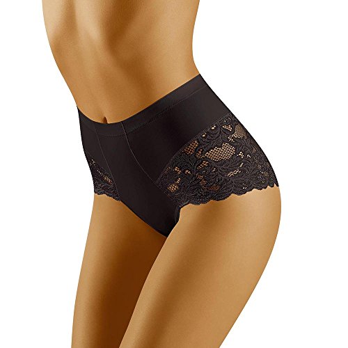 Wolbar Bragas para Mujer WB184, L, Negro