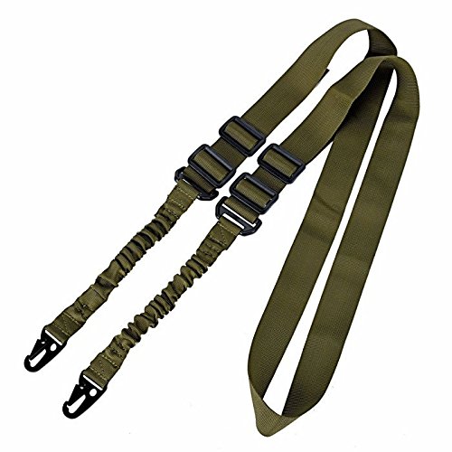 Worldshopping4U Multi-Mission 2-point Tactical Sling Correa Ajustable para el hombro cuerdas Quick Release Standard Edition OD