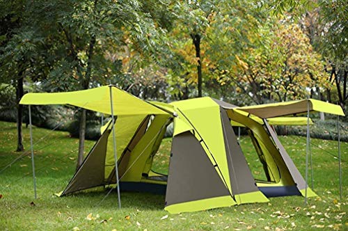 XBR Mini Carpa para niños, Carpa túnel, Carpa para 3-4 Personas, 215 * 215 * 165 cm, Azul, Verde, Verde (Color: Verde) Moda