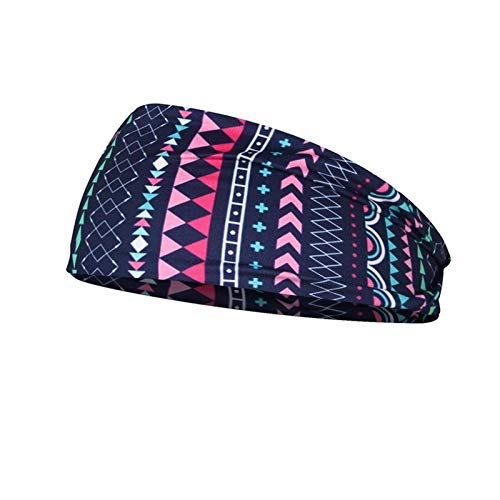 xiaofeng214 Las Mujeres Celada Stretch 2020 Turbante Accesorios del Pelo de Headwear de ejecución del Vendaje de impresión Bandas Gimnasio Las Vendas Running Wide Turbante del Basculador (Color : 9)