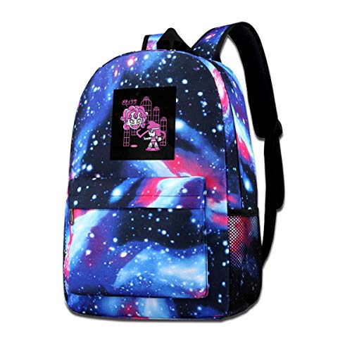 XNTWJMV Mochila con estampado de galaxia en la parte trasera de Medusa Castlevania versión II para niños y niñas