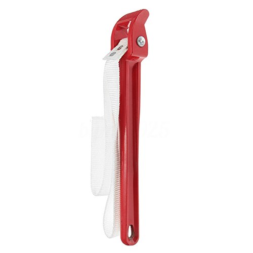 Xpccj - Llave de correa de nailon ajustable para AUto, coche, camión, barco (82 30 cm), color rojo