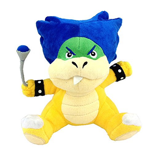 Yijinbo Ludwig Von Koopa Super Mario Bros Koopalings Peluche de Peluche Suave Animal de 7 Pulgadas