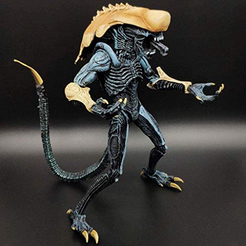 YUEDAI Juegos - Aliens Vs Predator - 7" Alien Scale (Amarillo) de colección Figura de acción for los Ventiladores de Alien 23cm