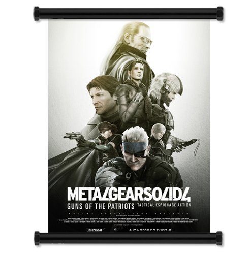 Yutirerly Metal Gear Solid 4: Guns of The Patriots Game Fabric Wall Scroll Poster (32 x 44) Inches