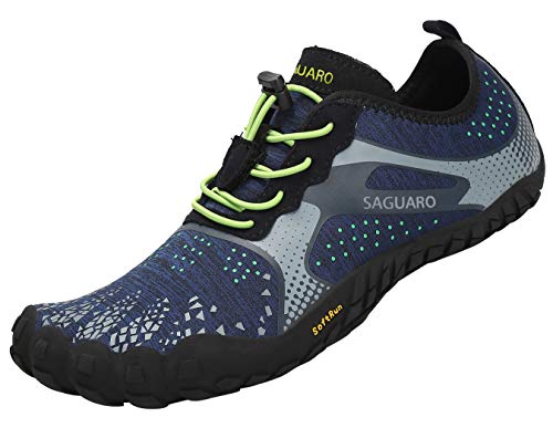 Zapatillas Deportivas Minimalistas Hombre Transpirable Zapatos de Agua para Nadar Yoga Surf Beach Azul 45