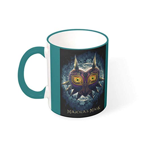 Zelda Majora's Mask - Tazas de café de cerámica irrompibles, 330 ml