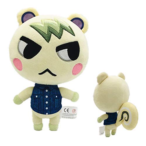 ZHTY Animal cruzando Peluche 28 cm Animal cruzando Peluche Juguete Dibujos Animados Raymond Gratis Regalar 1 unids Amiibo Tarjeta jingjiang muñeca kk Isabelle Peluche Juguetes Song