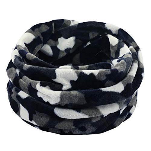 1 pieza unid invierno cálido cepillado punto cuello calentador círculo salir envoltura capucha bucle snood chal al aire libre esquí escalada bufanda para hombres mujeres, g, talla única