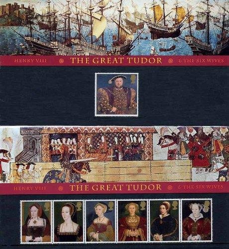 1997 Henry VIII - The Great Tudor Stamps in Presentation pack by Royal Mail