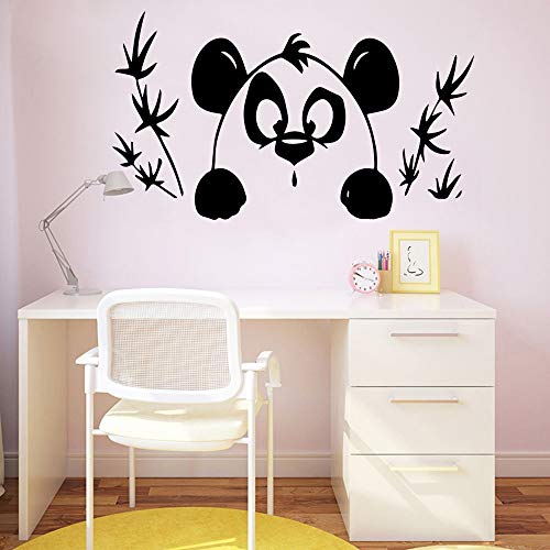 58x64cm Pegatinas de pared para dormitorio, Animales lindos Fox Cat Bear Panda Accesorios Niños Niños Murales Pegatina Imágenes Decoración Habitación de oficina Arte Carteles