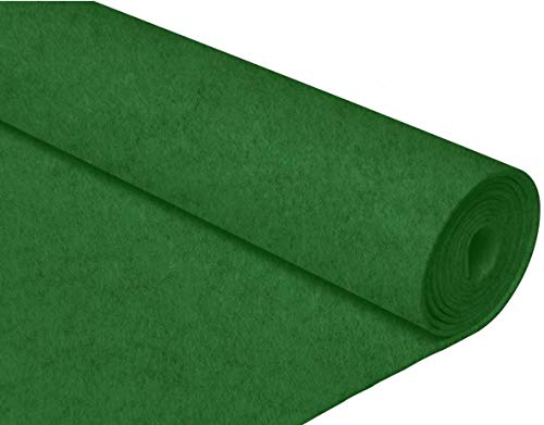 (5mts) Fieltro color verde de 1mm de grosor para manualidades