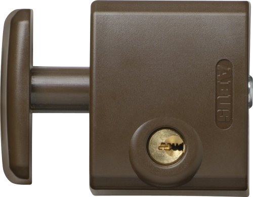 Abus FTS 3002 B C - Cerrojo de presión para ventana o puerta corredera marrón blister