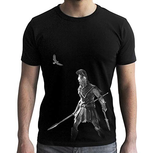 ABYstyle - Assassin'S Creed - Camiseta - Alexios - Hombre MC Negro (M)