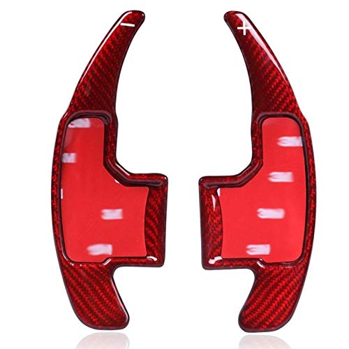 Accesorios de palanca de cambios automotrices Accesorio de automóvil Volante de fibra de carbono DSG Paletas de cambio, para Ford Mustang EcoBoost GT GT500 Shelby GT 350 Caja de cambios de paleta