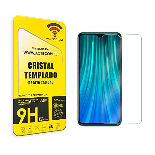 actecom® Protector Pantalla Compatible con XIAOMI REDMI 9A Cristal Templado XIAOMI REDMI 9A