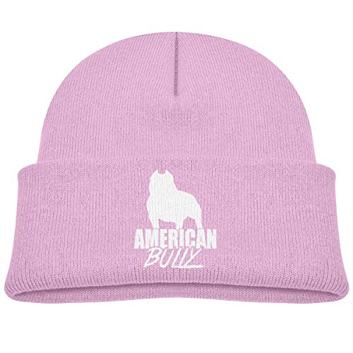 ADGoods Kids Children American Bully Logo Beanie Hat Knitted Beanie Knit Beanie For Boys Girls Gorra de béisbol para niños