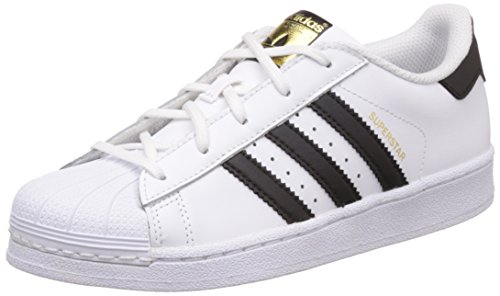 adidas Superstar C, Zapatillas de Baloncesto Unisex Niños, Blanco (Footwear White/Core Black/Footwear White 0), 33 EU