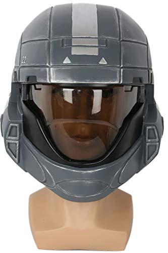Ajpicture Xcoser máscara 1:1 Escala réplica Halo3: ODST Cosplay Casco Cosplay máscara Negra