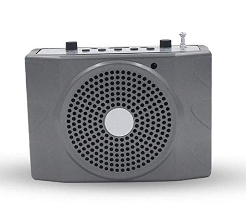 Altavoz portátil, guía del profesor amplificador de auriculares, reverberación de apoyo, la función de reproducción de música, adecuado for actividades al aire libre, discurso, (color: gris, tamaño: u